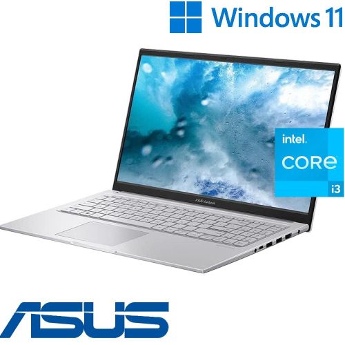 Asus Ordinateur portable Vivobook 15 P1504CZA - Ecran 15,6 pouces Full HD - Intel core i3-1215U, 8 Go de RAM, SSD PCIe 256 Go ssd , Windows 11 - silver